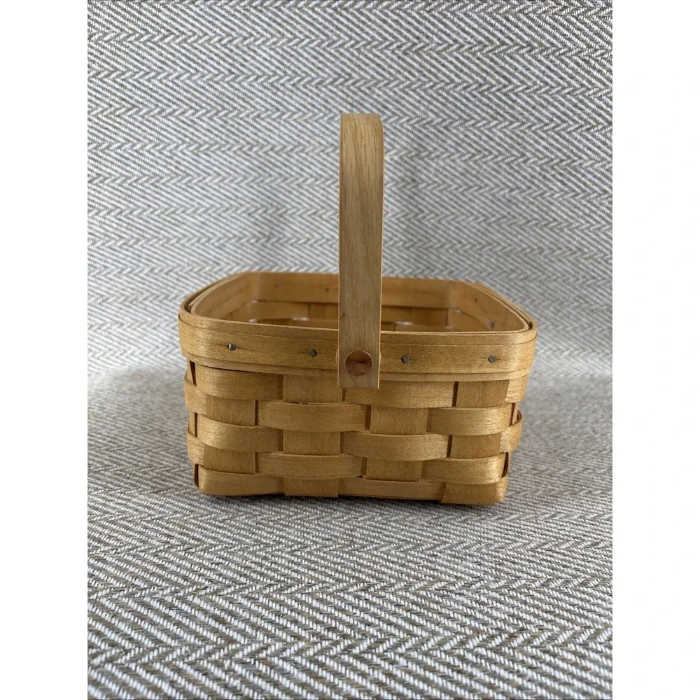 Royce Craft Swing Handle Basket Strawberry Country Troy Ohio Fulton Farms 1992